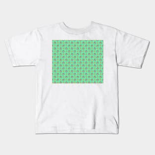 Apples Oranges and Star Pattern Kids T-Shirt